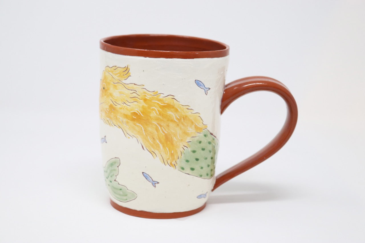 Siggy Ceramics - MerDog Golden Retriever Mug