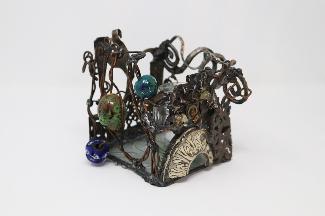 Donna Mahan - Antique Metal Luminary 2