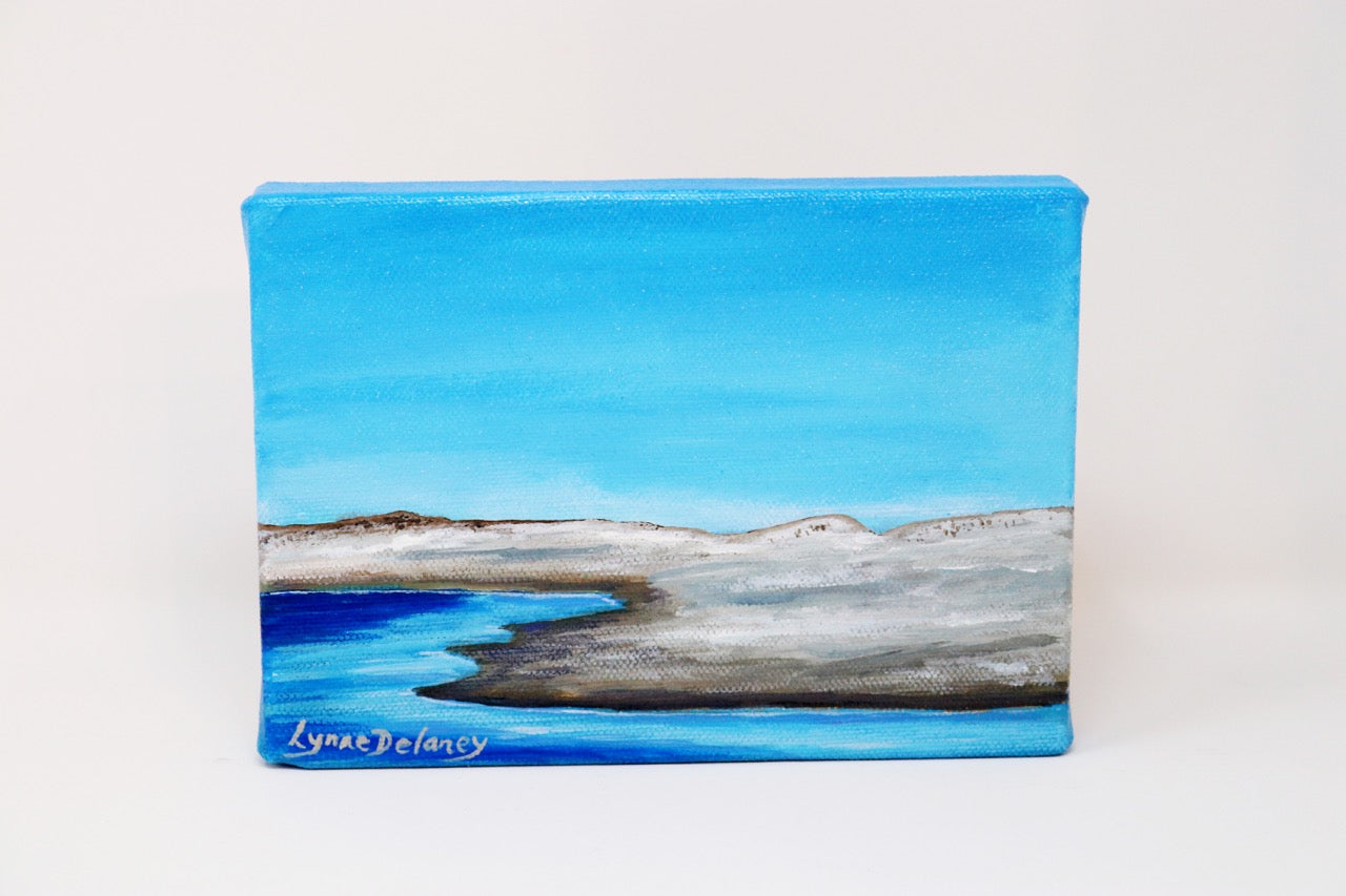 Lynne Delaney - "Contemplation" - 5 X 7 Acrylic Painting