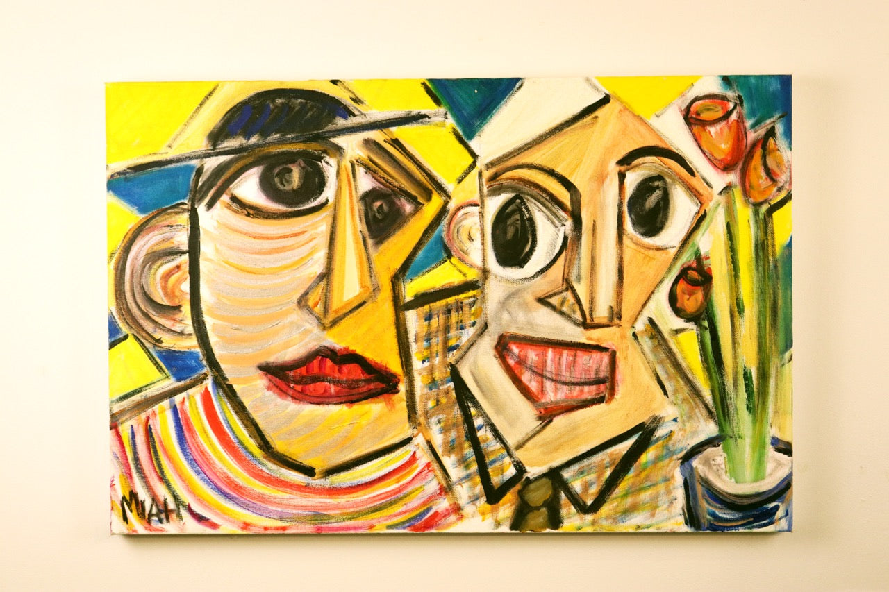 MIAH Nate Johnson - "Tulips Huego Chico" - 20"x30"
