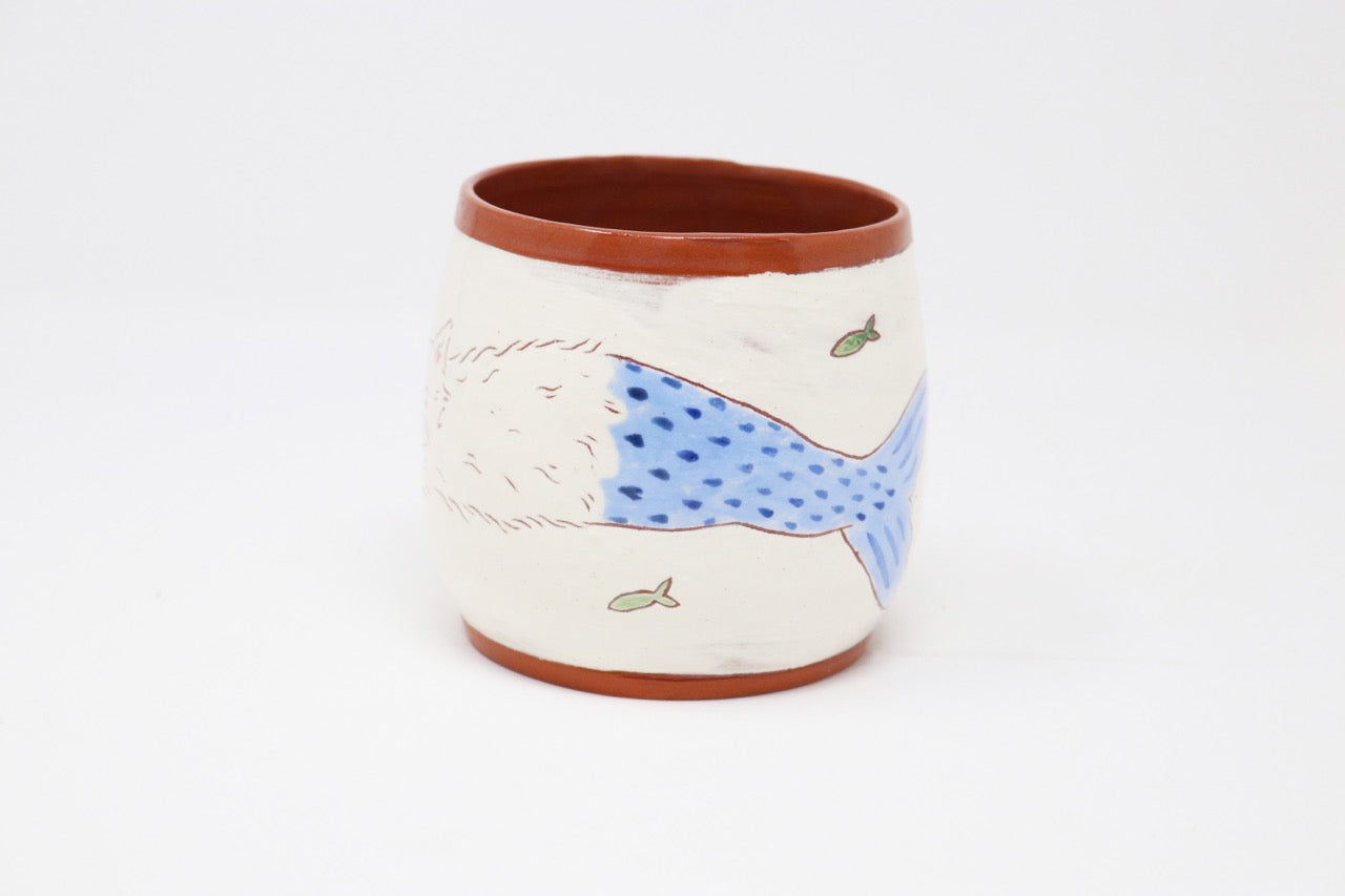 Siggy Ceramics - Mercat White Cat Mug