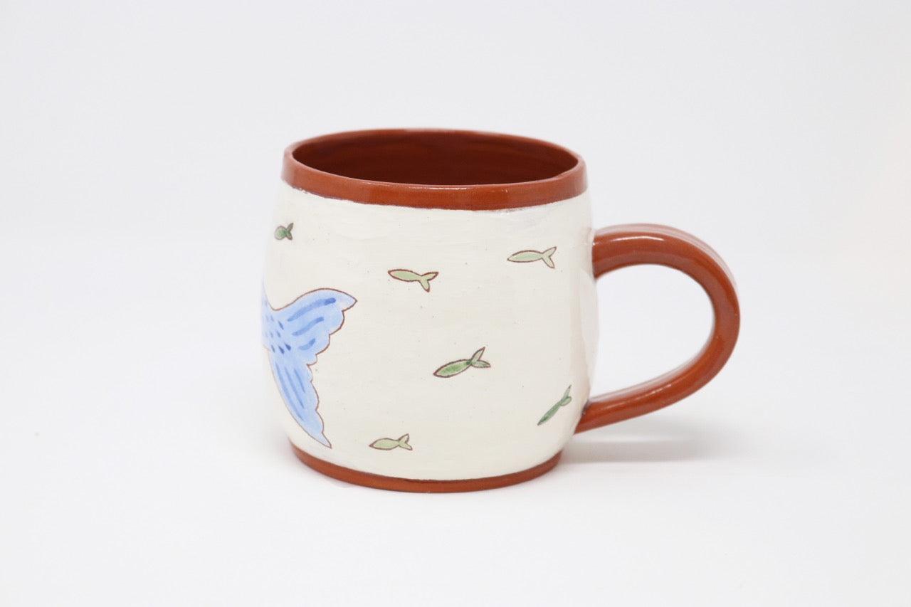 Siggy Ceramics - Mercat White Cat Mug