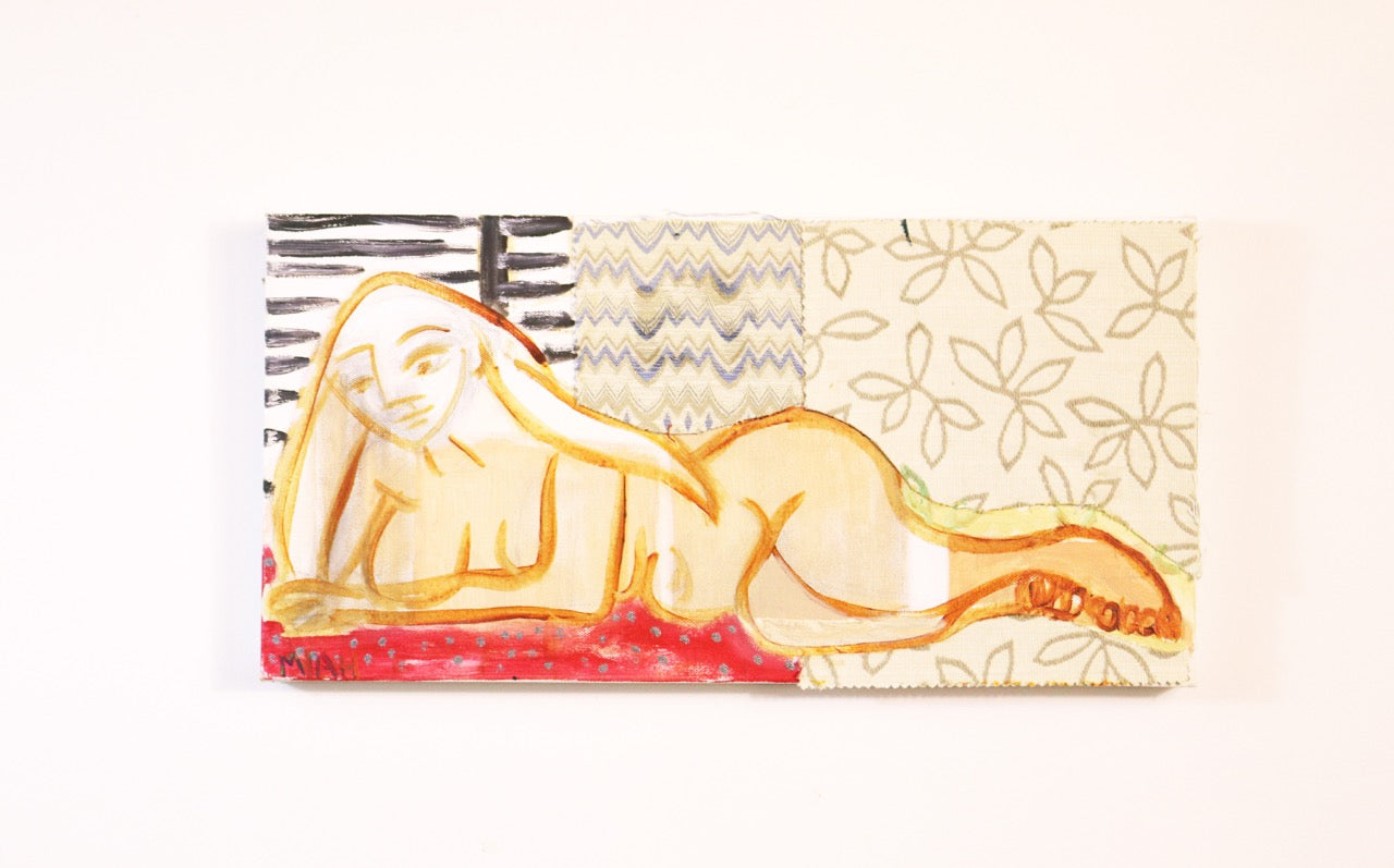 MIAH Nate Johnson - "Lace & Livre Est" - 10" x 20"