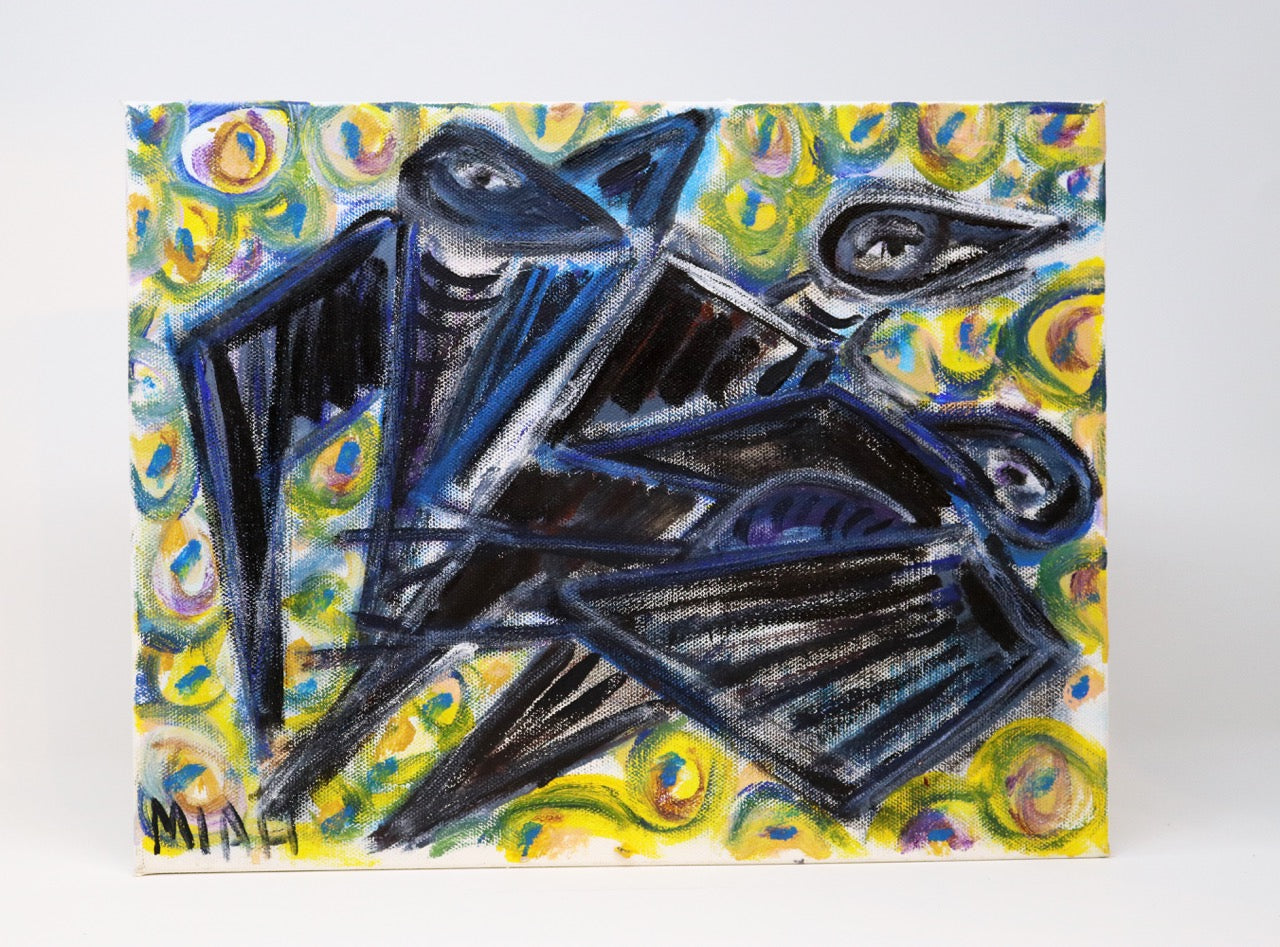 MIAH Nate Johnson - "Crows #18" 11x14