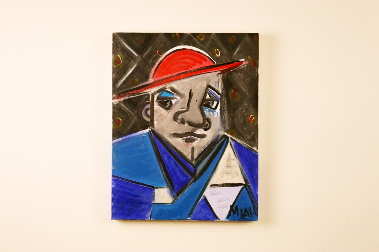 MIAH Nate Johnson - "Al Capone" - 18" x 14"