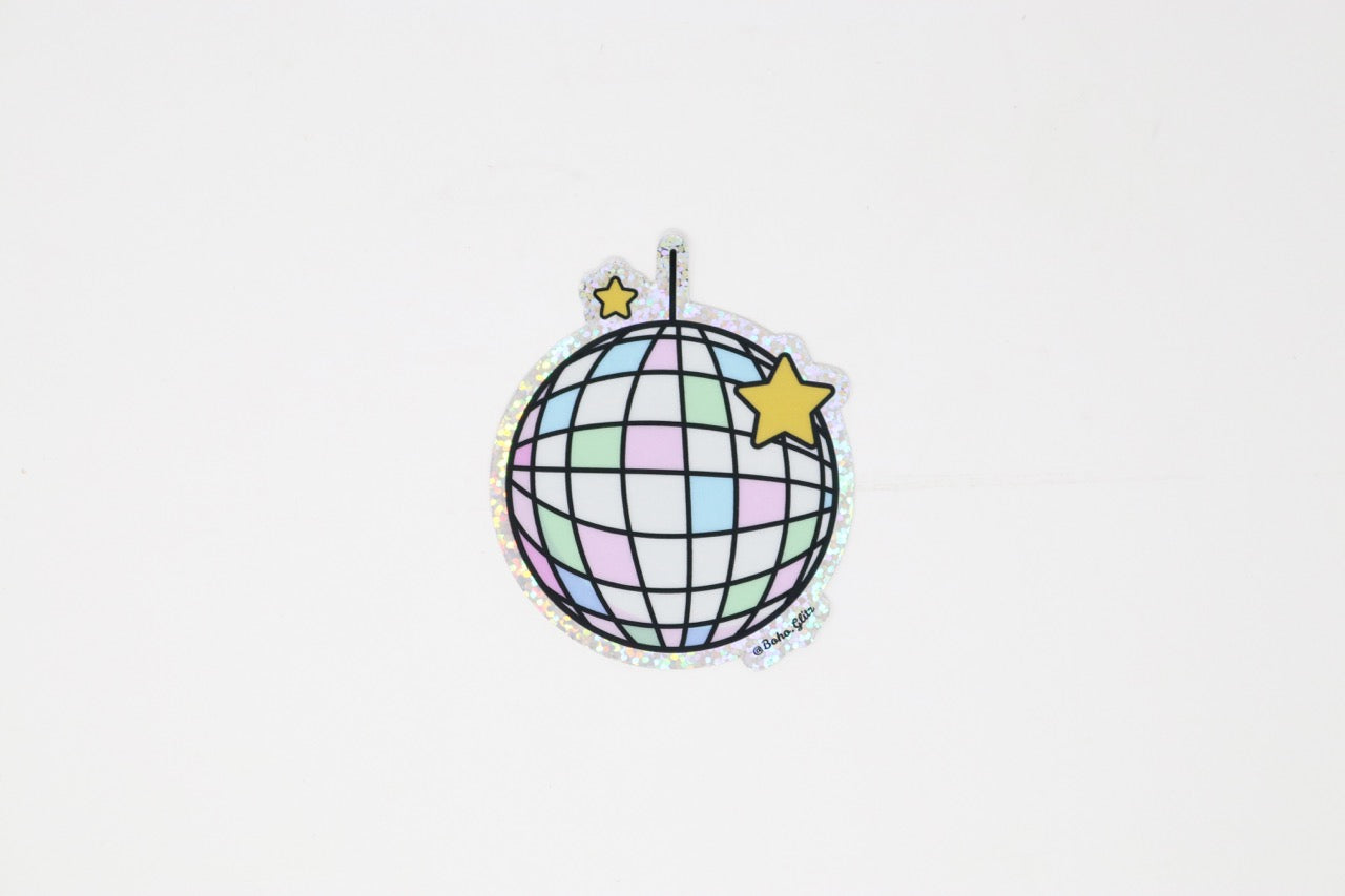 WS Boho & Glitz - Disco Ball Sticker