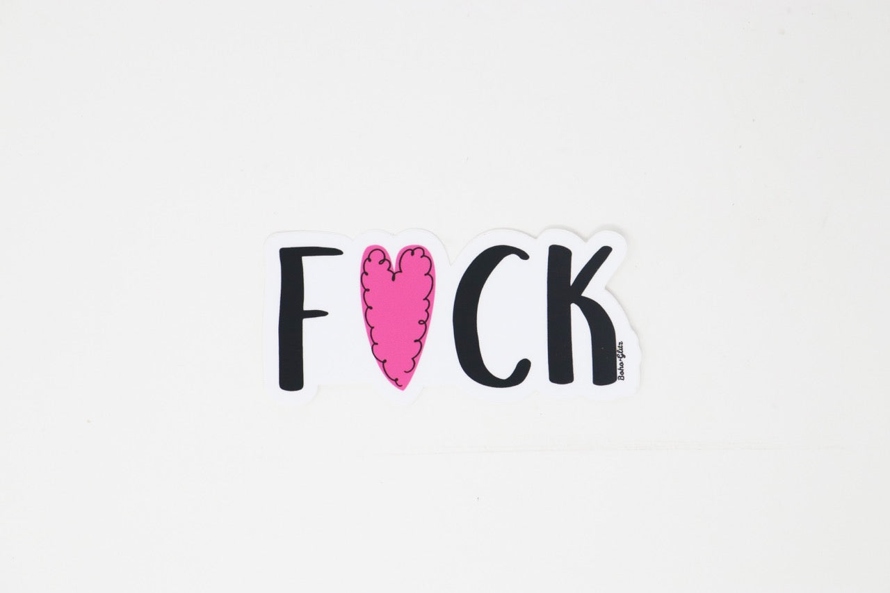 WS Boho & Glitz - F*CK Sticker