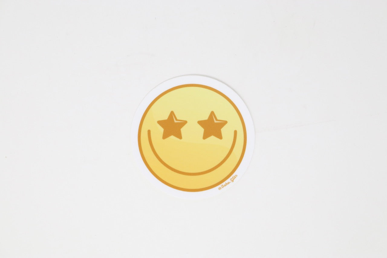 WS Boho & Glitz - Happy Face Sticker