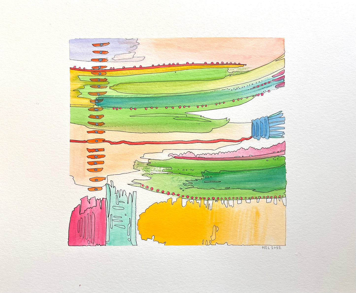 Hilary Emerson Lay - Large Original Painting