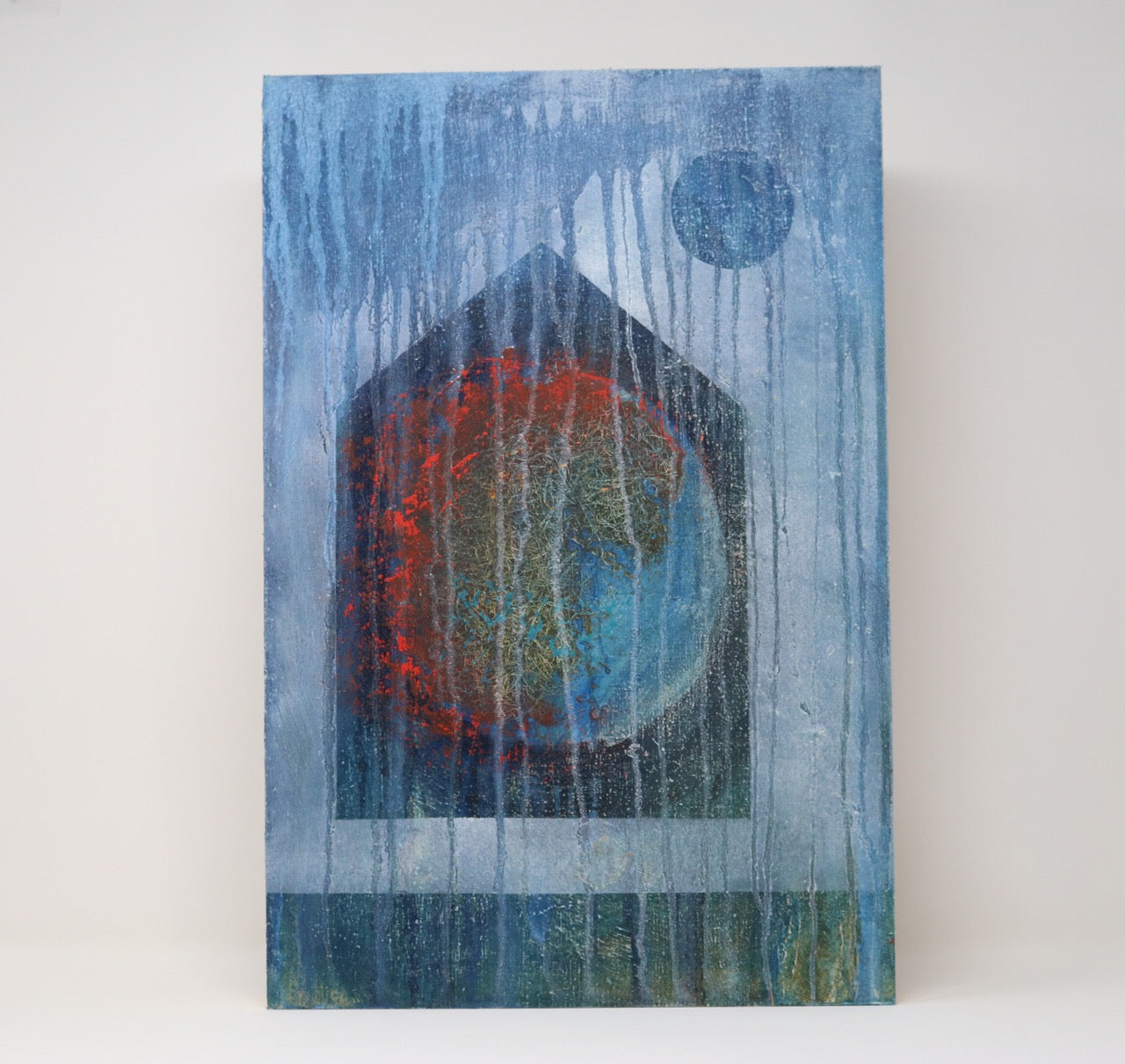 Michael Page - Oil on Canvas & Block - 18"x12"