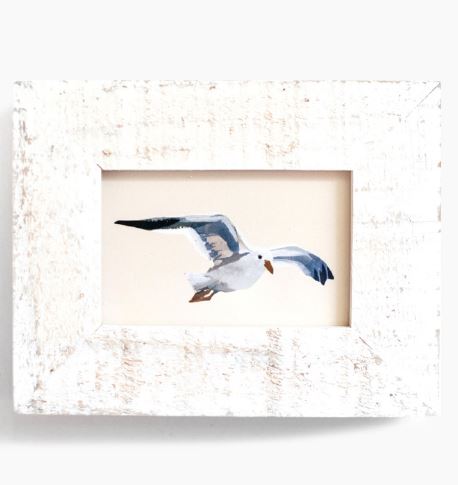 Anne Tochka - Seagull Framed Giclee' Print