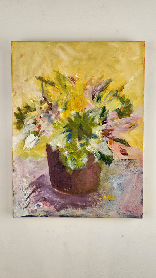 Susan Adler - Winter Blooms 12x16 Oil