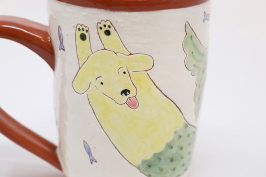 Siggy Ceramics - MerDog Yellow Lab Mug