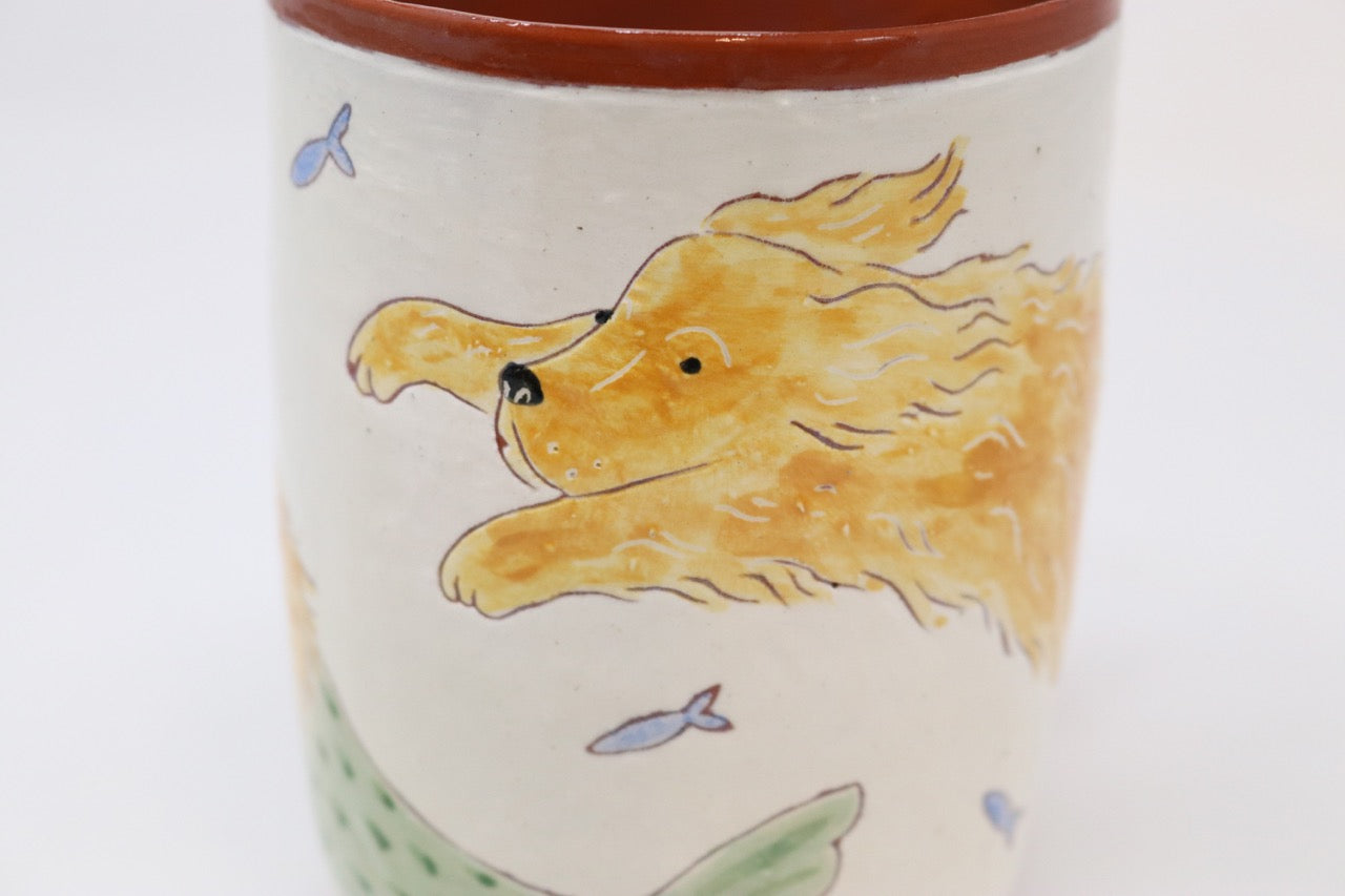 Siggy Ceramics - MerDog Golden Retriever Mug