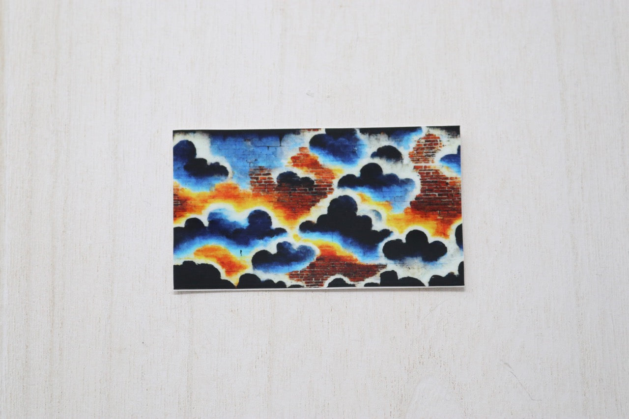 Dempsey - Graffiti Clouds Sticker