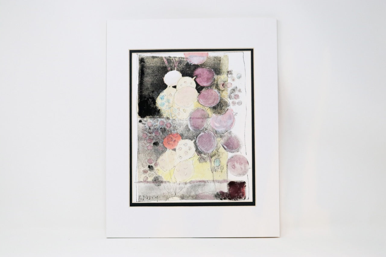 Liz Perry - Mixed Media Plate Print 11"x14"