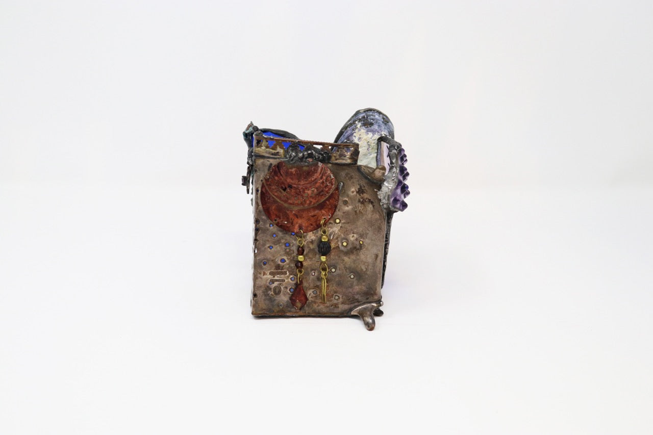 Donna Mahan - Antique Metal Luminary 1