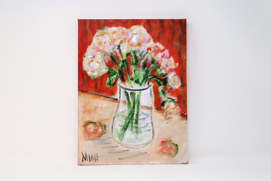 MIAH Nate Johnson - "Roses" - 9"x12"