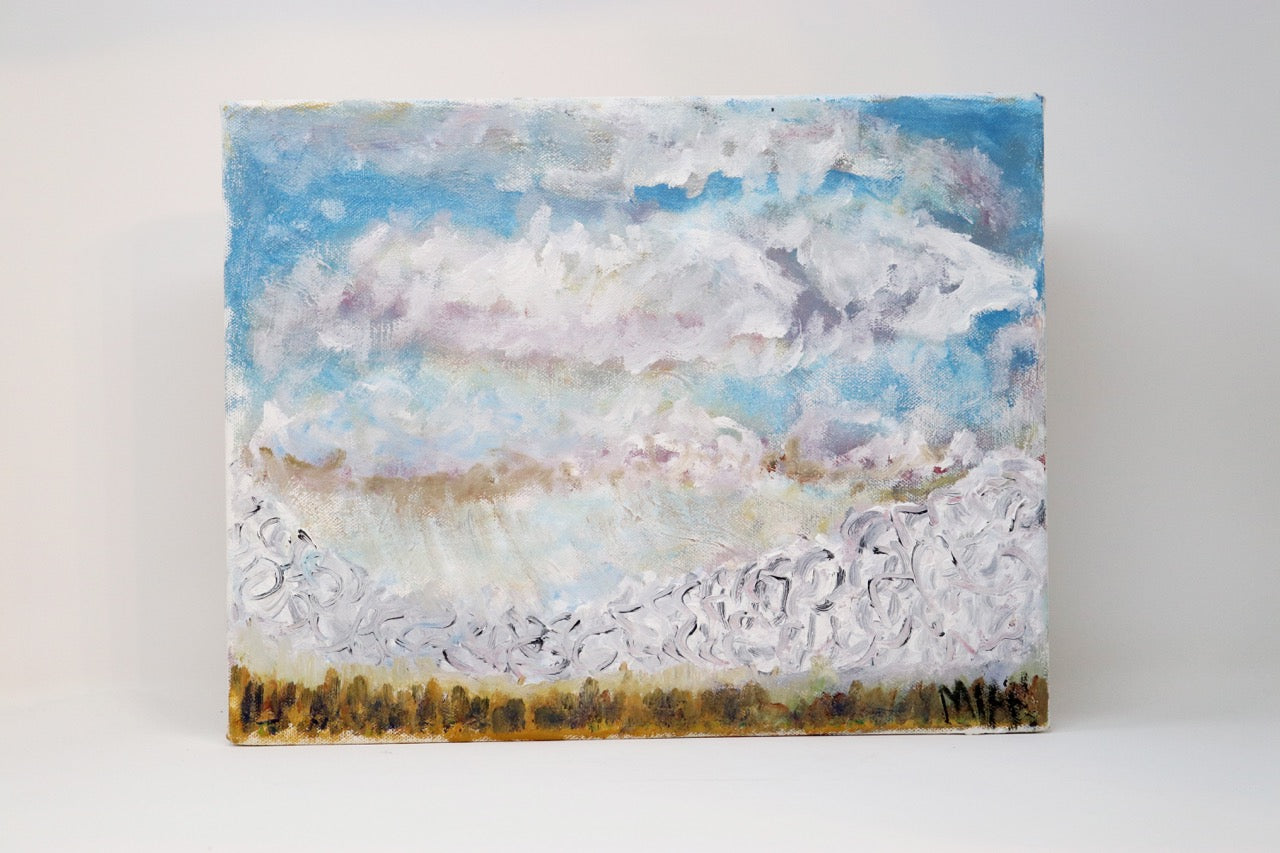MIAH Nate Johnson - "Clouds" 11" x 14"
