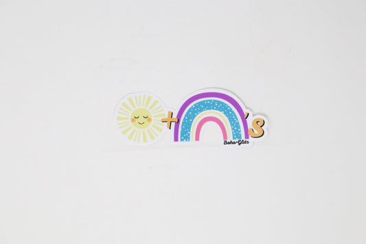WS Boho & Glitz - Sunshine and Rainbows Sticker