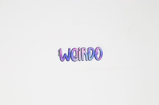 WS Boho & Glitz - Weirdo Sticker