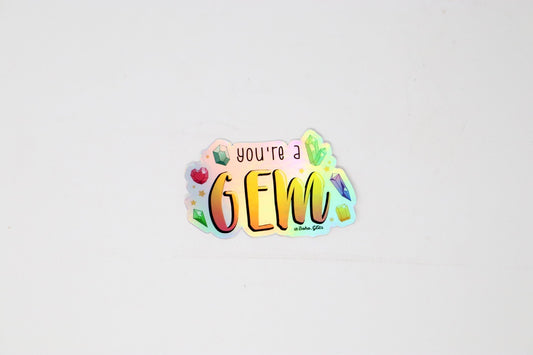 WS Boho & Glitz - You're a Gem Sticker