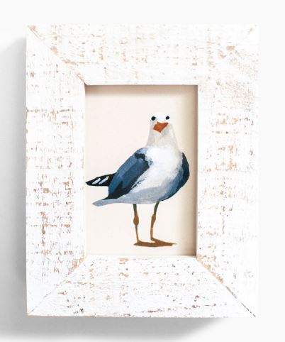 Anne Tochka - Seagull Framed Giclee' Print