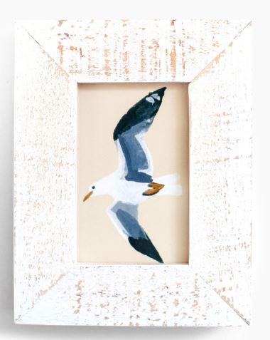 Anne Tochka - Seagull Framed Giclee' Print